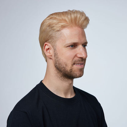 Men’s Thin Skin Hair System – Natural Human Hair Toupee HS1