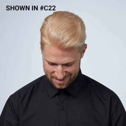 Men’s Thin Skin Hair System – Natural Human Hair Toupee HS1