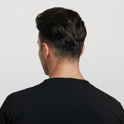 Men’s Ultra Thin Skin Hair System – Invisible V-Loop Toupee HS25-V