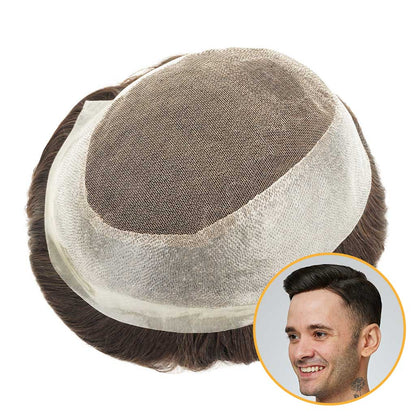 Men’s Lace Hair System – Natural Human Hair Toupee New Australia