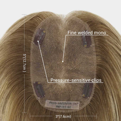 Women’s Hair Topper – Mongolian Remy Human Hair – Sidney