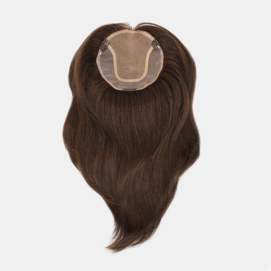 Women’s Silk Base Hair Topper – Mongolian Human Hair System Orpha