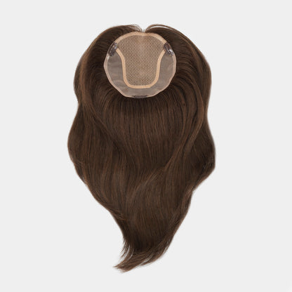 Women’s Silk Base Hair Topper – Mongolian Human Hair System Orpha